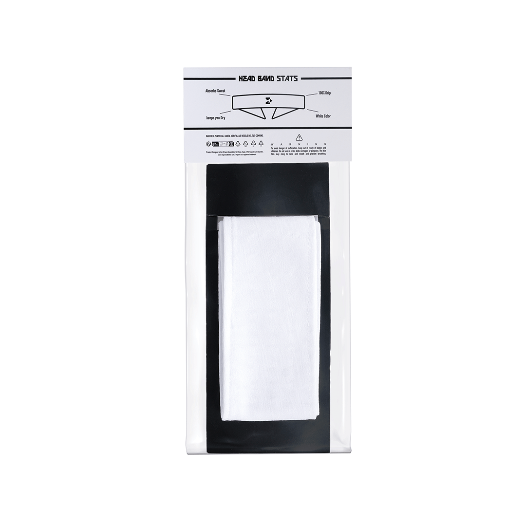 BANDZ HEAD BAND White - IMPROVE ATHLETES