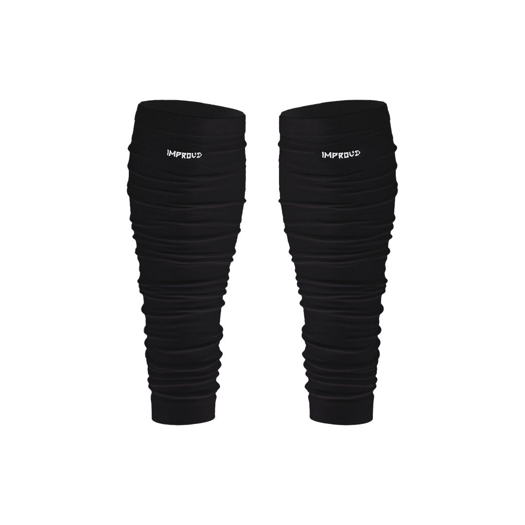 LEGSKN™ SCRUNCH LEG SLEEVE Black - IMPROVE ATHLETES