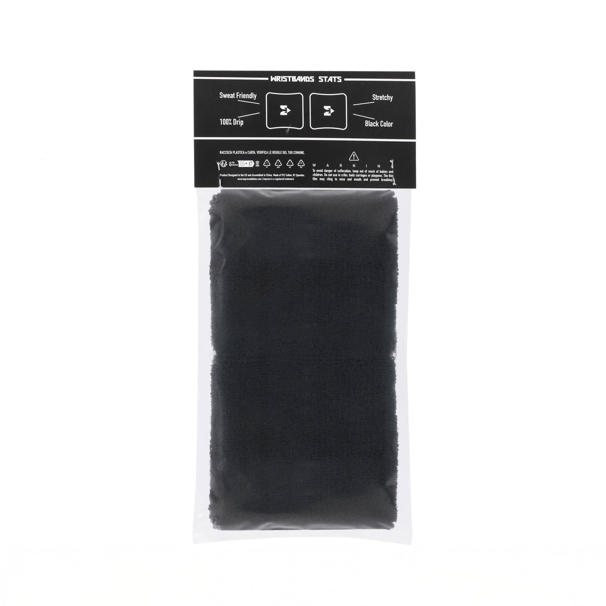 WRIX WRISTBAND Black - IMPROVE ATHLETES