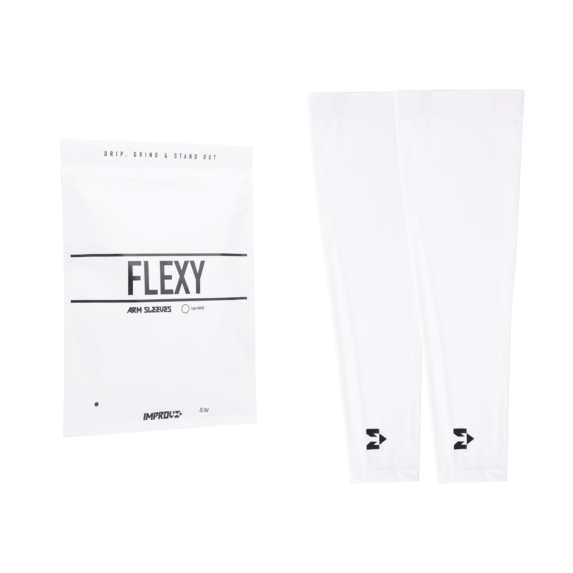 FLEXY™ ARM SLEEVE White - 🥷🏼IMPROVE ATHLETES🥷🏼